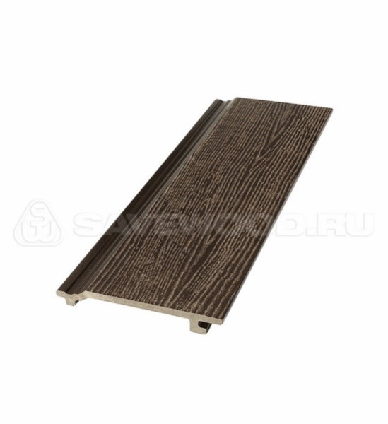 Сайдинг из дпк savewood sw-sorbus радиальный распил темно-коричневый купить в Бийске