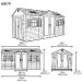 Сарай пластиковый LifeTime 15x8 DD купить в Бийске