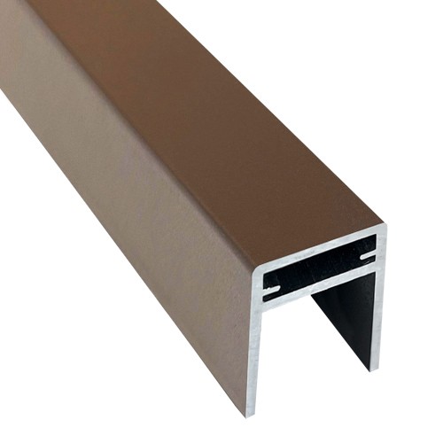П-профиль Алюминиевый EasyDecking 35x25 Венге купить в Бийске