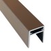 П-профиль Алюминиевый EasyDecking 35x25 Венге купить в Бийске