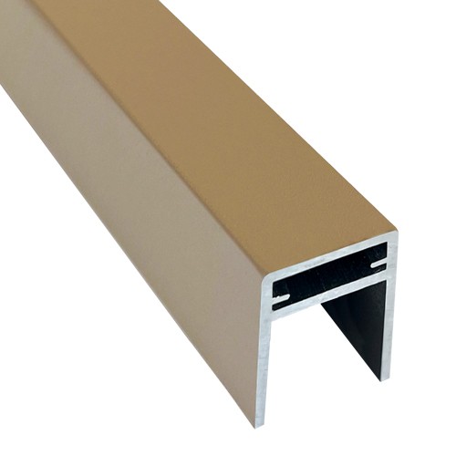 П-профиль Алюминиевый EasyDecking 35x25 Дуб купить в Бийске