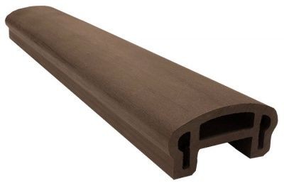 Перила вехнее фигурное Woodvex Select Темно - Коричневый купить в Бийске