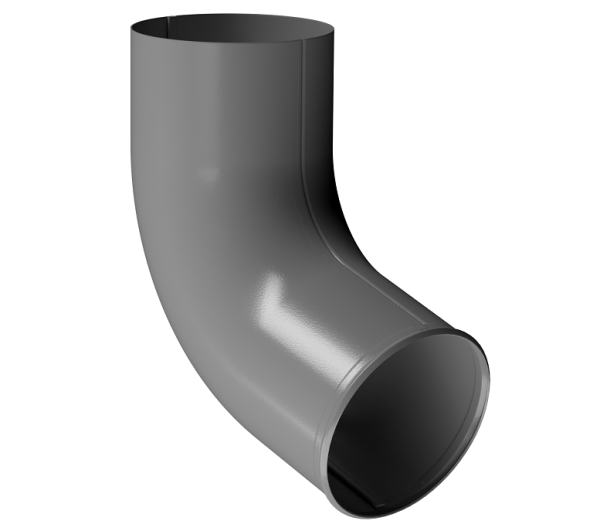 Отвод трубы D90 Döcke STAL PREMIUM Графит, (RAL 7024) купить в Бийске