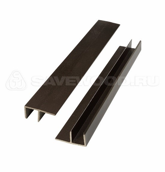 F-профиль ДПК Savewood – Тёмно-коричневый купить в Бийске