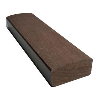 Лавочный брус Ecodecking Некст полнотелый брашированный 70х35 шоколад купить в Бийске