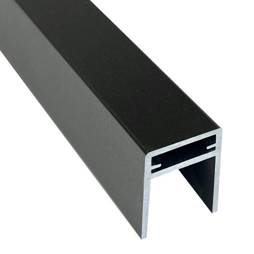 П-профиль Алюминиевый EasyDecking 35x25 Черное дерево купить в Бийске
