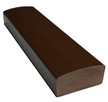 Лавочный брус Ecodecking Некст полнотелый глянцевый 70х35 шоколад купить в Бийске