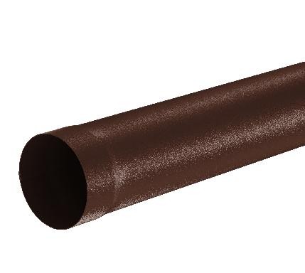 Водосток Aquasistem, Система 150/100 - Труба водосточная 1.00м RAL 8017 Коричневый matt купить в Бийске