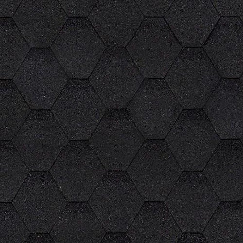 Гибкая черепица Shinglas, коллекция Оптима – Чёрный купить в Бийске