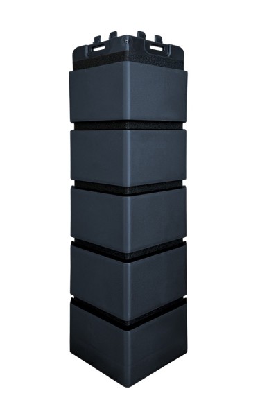 Угол Grand Line клинкерный кирпич ПРЕМИУМ Графит (шов RAL 9005) купить в Бийске