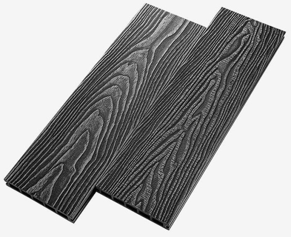 Террасная доска из ДПК RusDecking Unodeck Vintage - Графит купить в Бийске