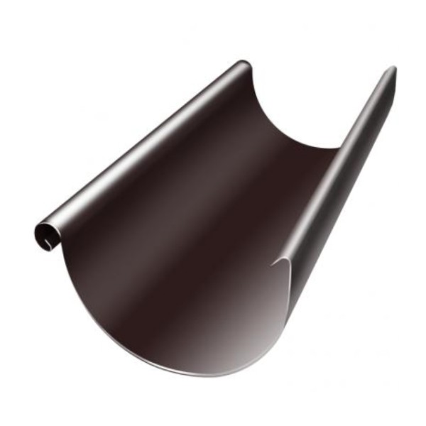 Водосток Grand Line 125x90 – Желоб 3м RAL 8017 купить в Бийске