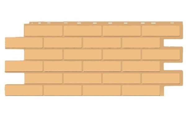 Фасадная панель T-Siding Кирпич Модерн Эко Крем купить в Бийске