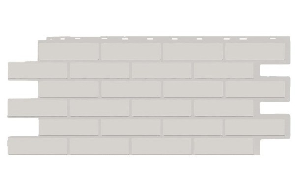 Фасадная панель T-Siding Кирпич Модерн Эко Уайт купить в Бийске