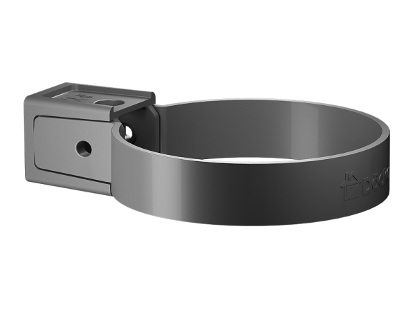Хомут универсальный для водосточной трубы Docke Premium Графит купить в Бийске