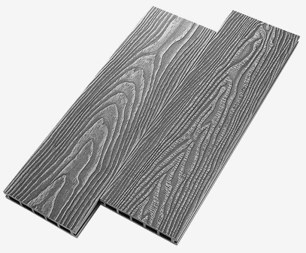 Террасная доска из ДПК RusDecking Unodeck Vintage - Серый купить в Бийске