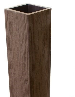 Столб опорный Woodvex Co-Extrusion Темно - Коричневый купить в Бийске