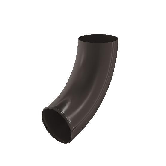 Водосток Aquasistem, система 125x90 - Отвод трубы RR 32 Тёмно Коричневый купить в Бийске