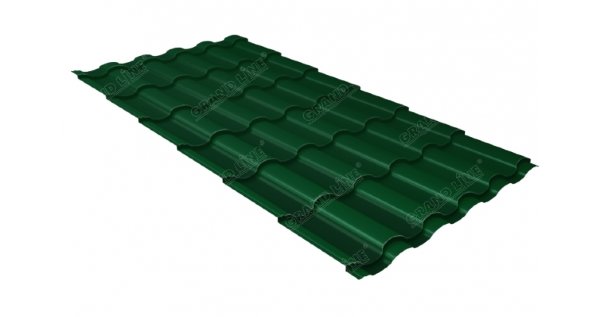 Металлочерепица кредо 0,45 Drap RAL 6005 зеленый мох купить в Бийске